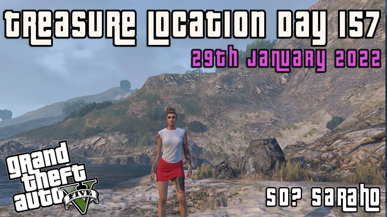 Today’s Shipwreck Treasure Chest Location Day 157 | 29th January | GTA ONLINE Frontier Pirate Outfit