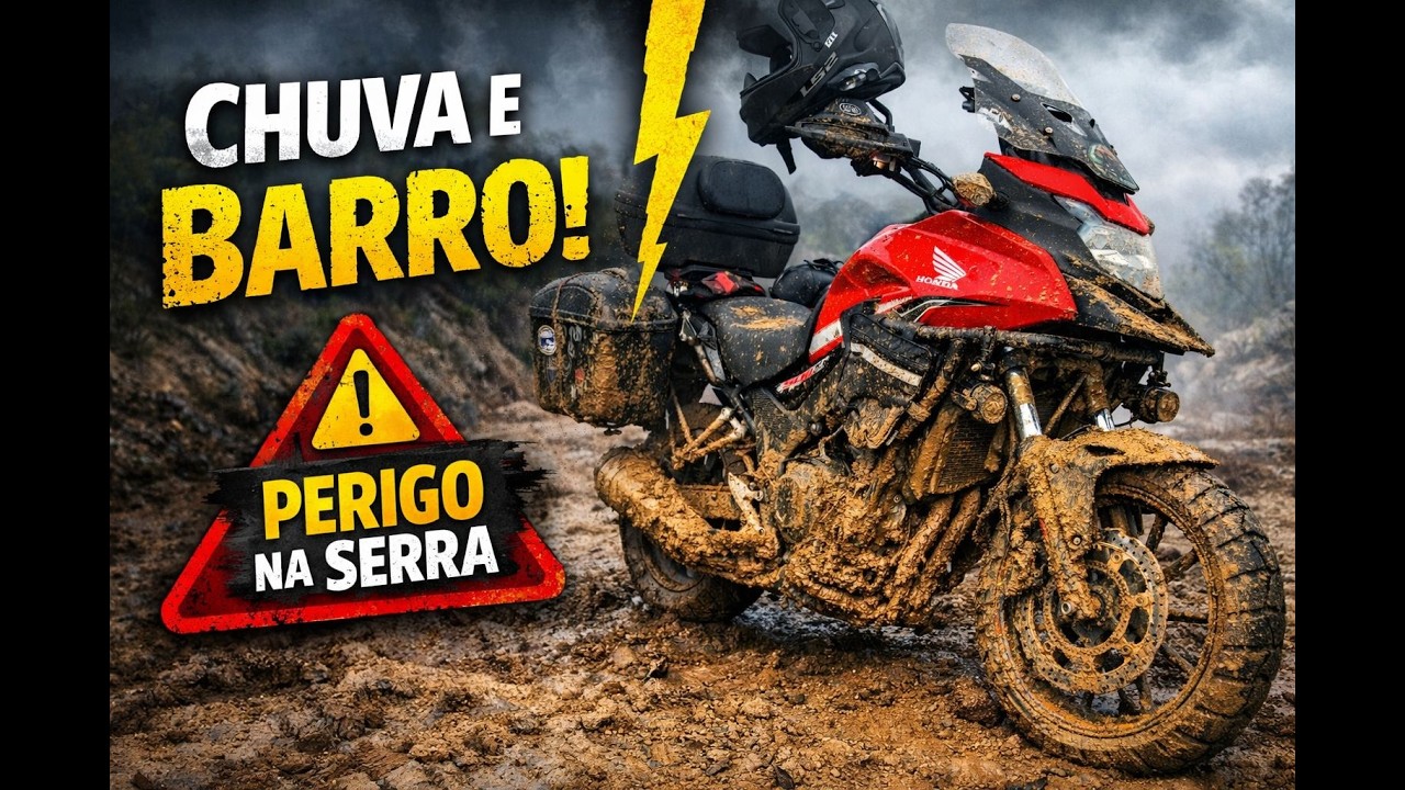 CHUVA E BARRO NA SERRA DA ROCINHA! 😱 Quase Deu Ruim!