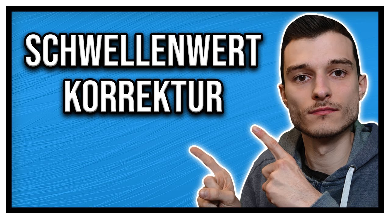 Photoshop Schwellenwert Korrektur erkl&auml;rt Tutorial deutsch [2022]