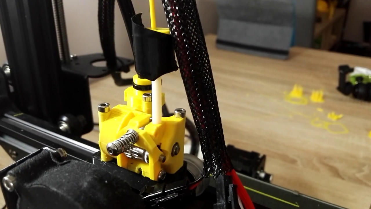 DIY Dual Drive Remote Direct Extruder @ 20mm/s