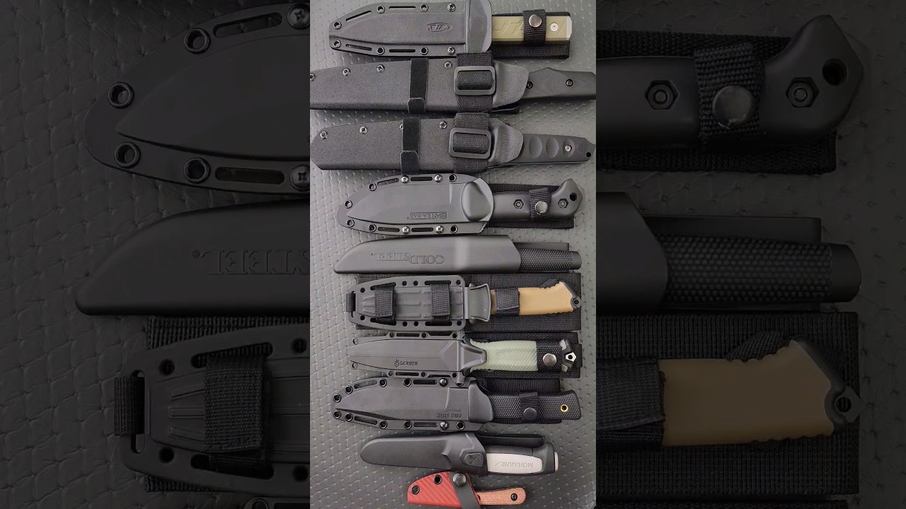 10 BADASS Fixed Blades! #shorts #shortsviral #knife #knives