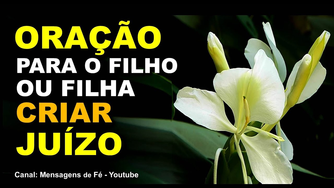 oração para o filho ou filha criar juízo