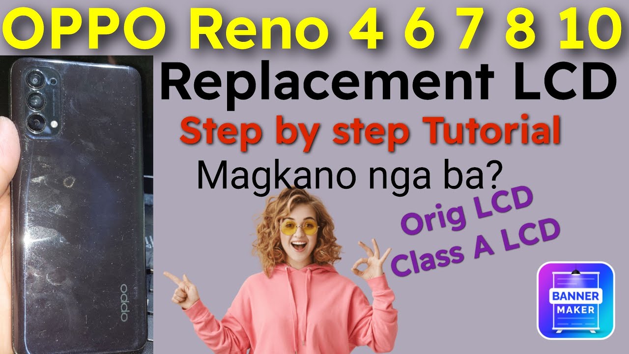 oppo reno 4 6 7 8 10 Replacement LCD Magkano nga ba? Step by step Tutorial