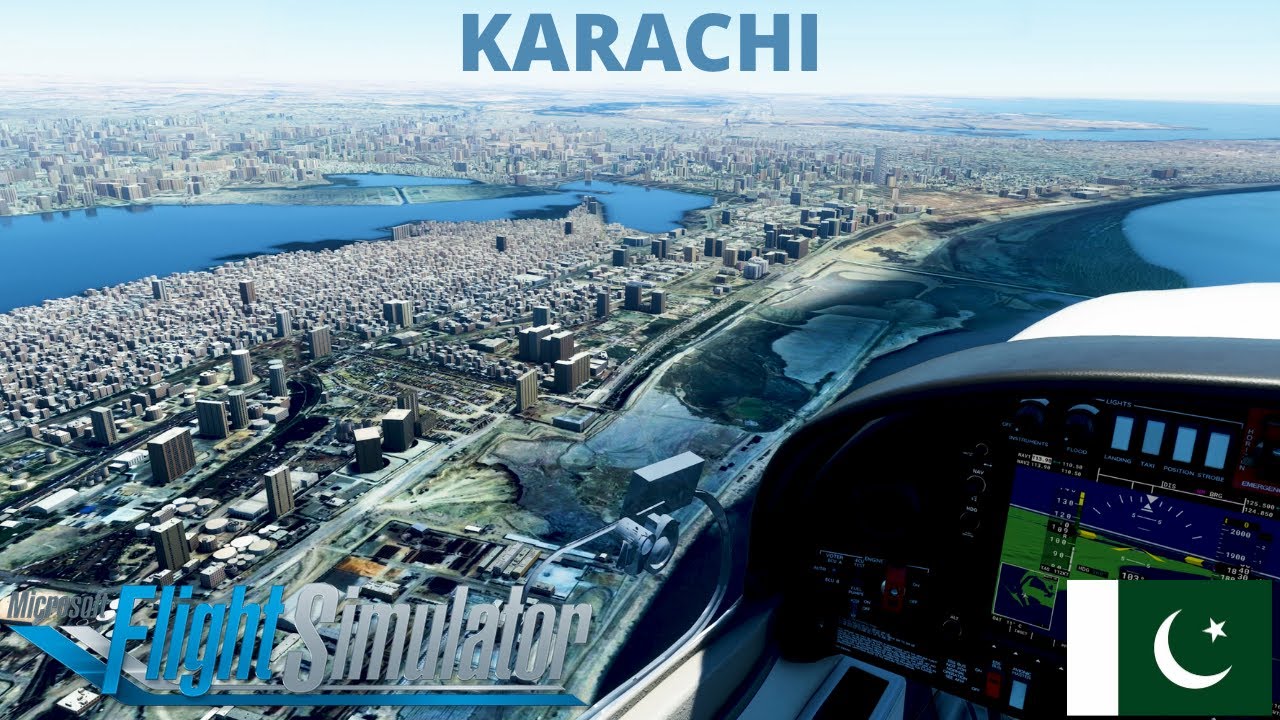 MICROSOFT FLIGHT SIMULATOR | KARACHI, PAKISTAN | 4K