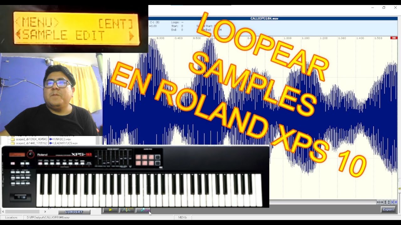 TUTORIAL DE LOOP PARA SAMPLES EN ROLAND XPS 10