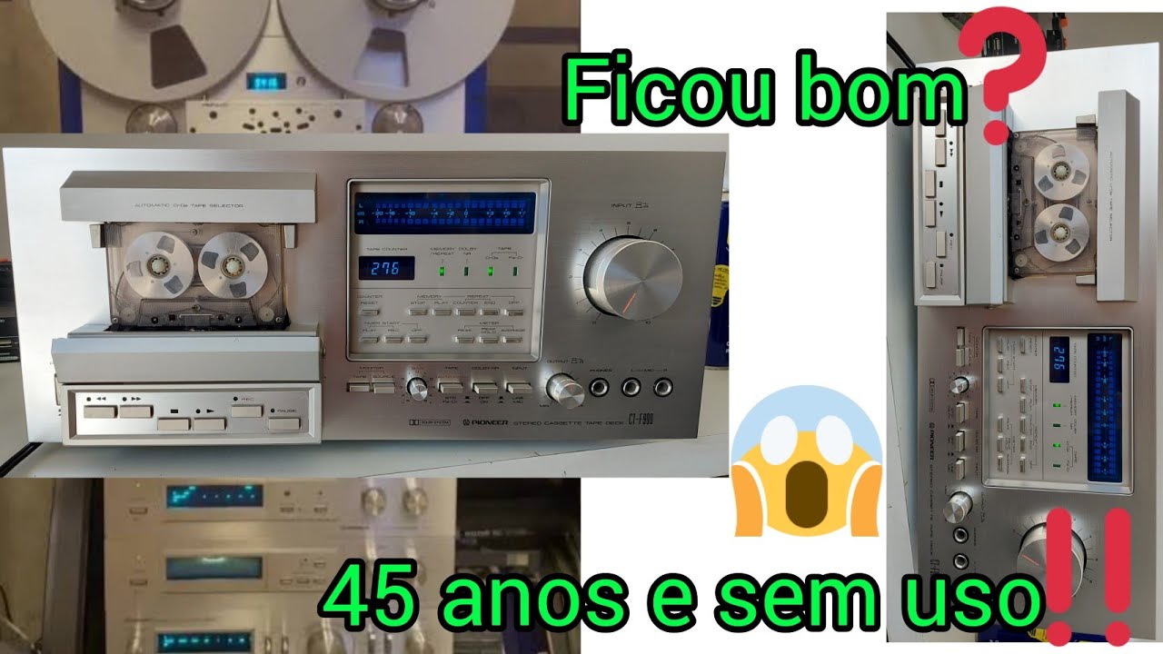T. Deck Pioneer CT-F900, defeito e teste comparativo