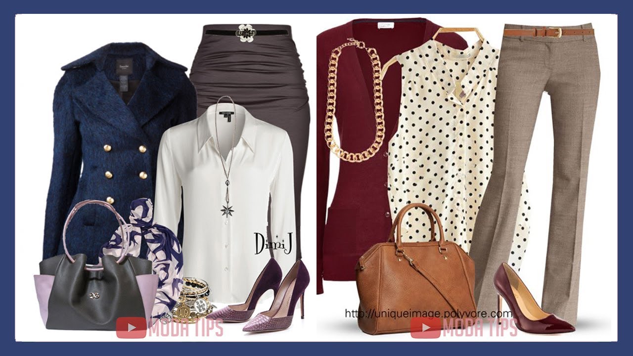 Outfits Casuales Elegante Para Señoras Modernas 50 a 70 años - ropa Otoño Invierno
