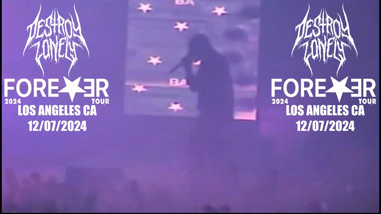 DESTROY LONELY LIVE @SHRINE LA 12/07/24 FOUREVER TOUR LOS ANGELES CA