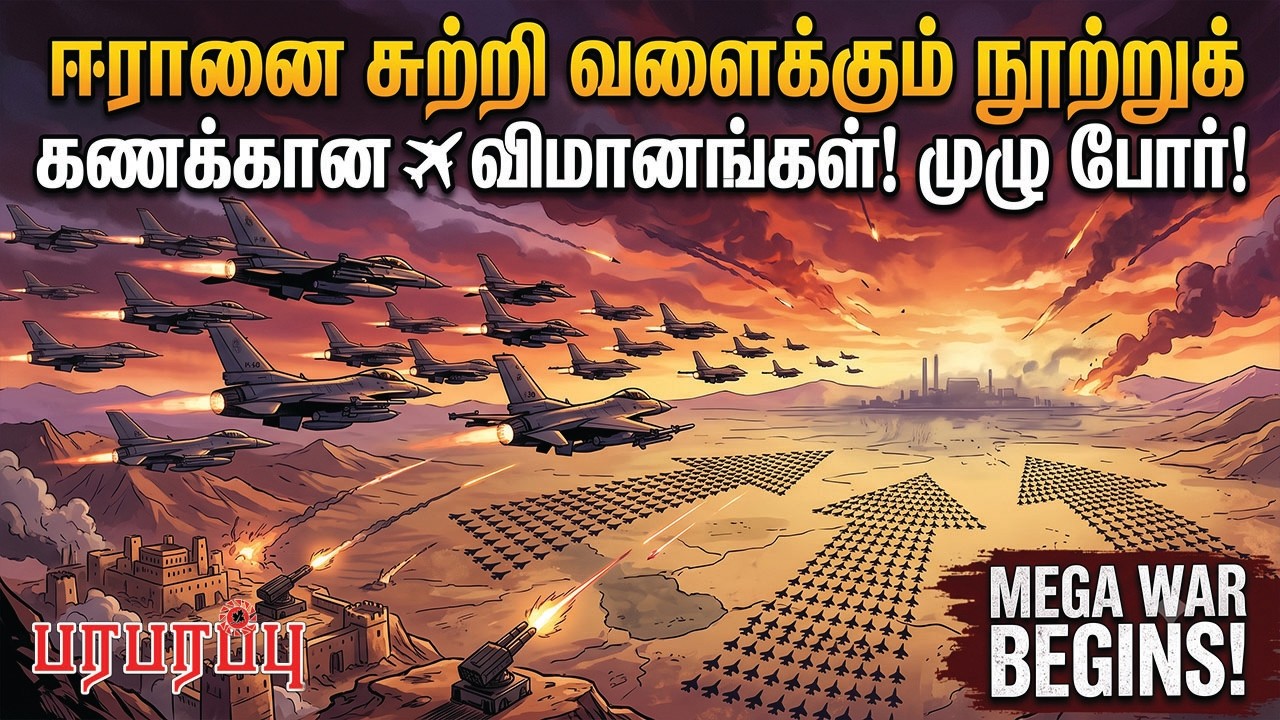 Сотни самолетов ✈️ окружают Иран! Полномасштабная война! | Paraparappu Media