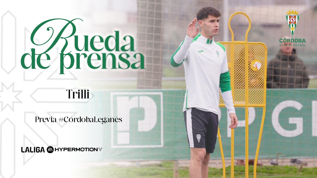 Rueda de prensa de Trilli previa al Córdoba - Leganés