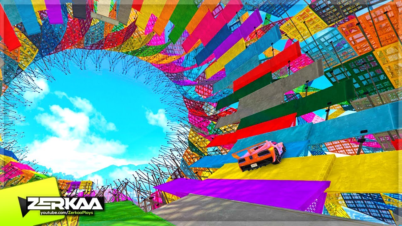 THE CRAZIEST SPIRAL! (GTA 5 Funny Moments)