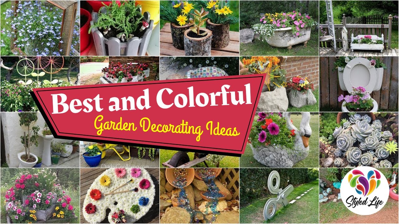 Best and Colorful Garden Decorating Ideas! 200 Rustic Garden Ideas