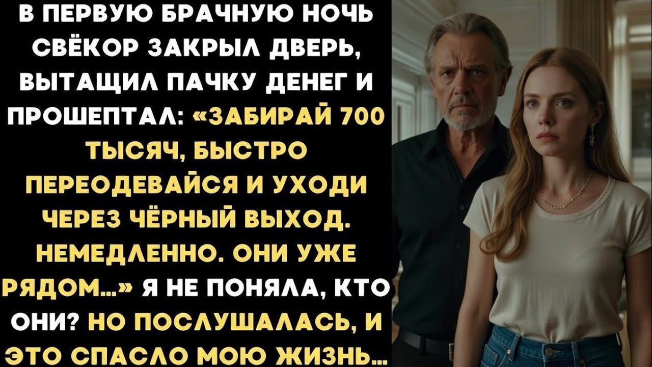 Свекр в первую брачную ночь закрыл дверь: «Забирай деньги и убегай. Они уже рядом...»