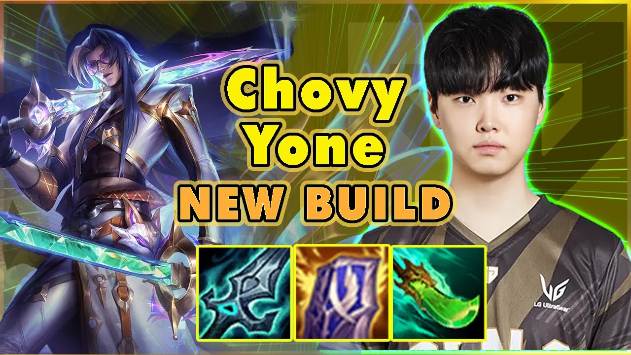 Chovy stream Yone New Build Carry at 1200LP C1 KR || Korea Challenger Gameplay