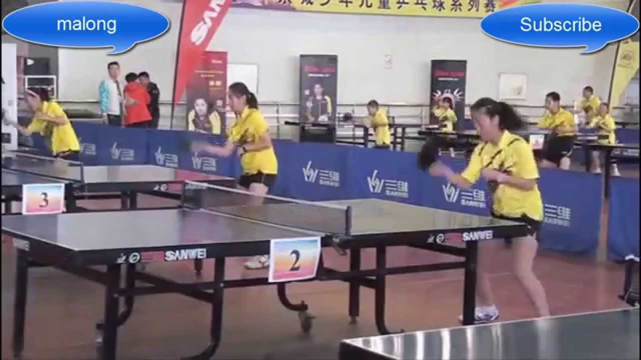 Exercise table tennis - just only in china!