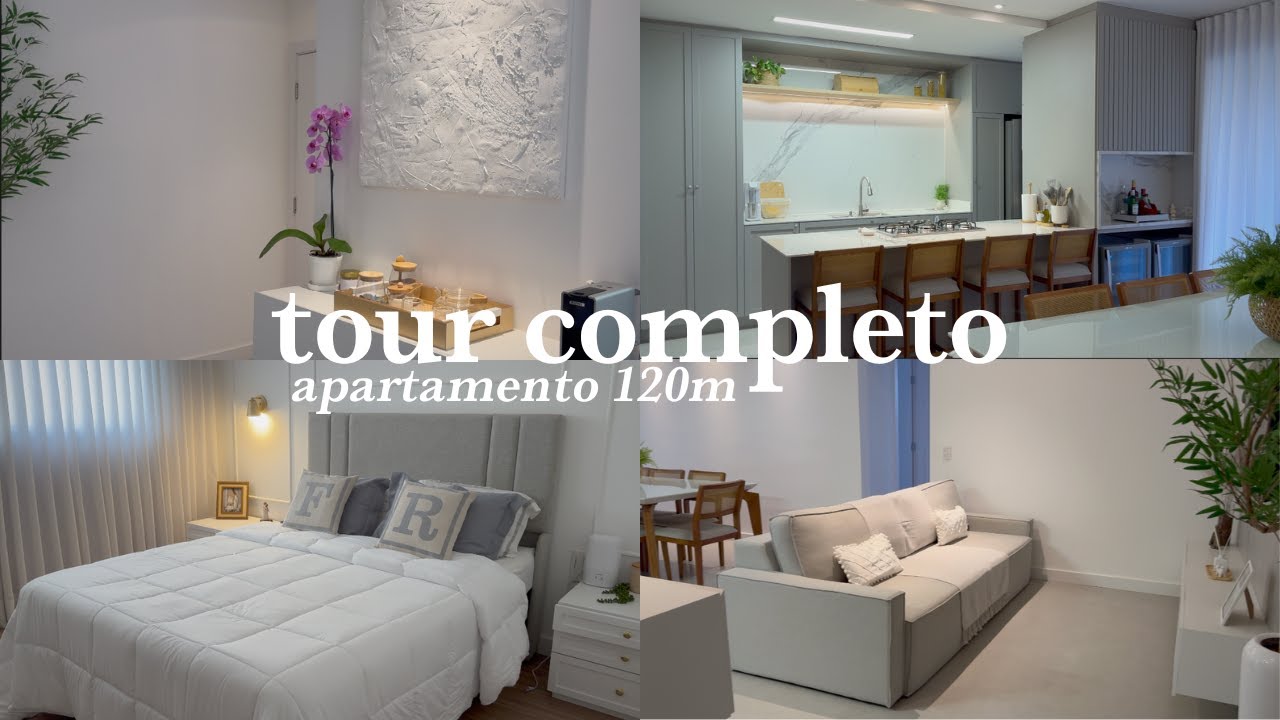 TOUR COMPLETO PELO APARTAMENTO!