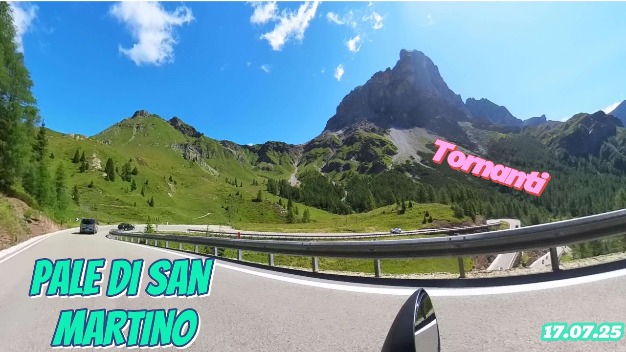 17 07 25 Pale di San Martino con la ducati Supersport 950 S