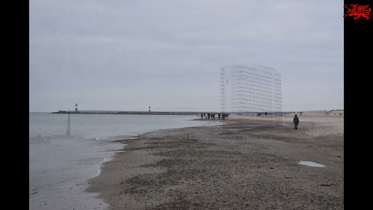 26.02.2026 Warnemünde Strand: Küstenschutz von Stolteraa bis zur Westmole, es wird Sand geschaufelt