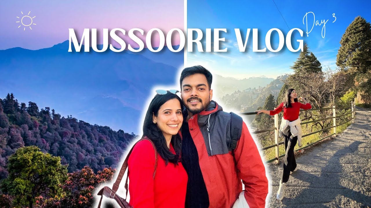 Mussoorie Vlog | Exploring Mall Road, Gun Hill Point Ropeway & Sunset View | Dehradun Vlog Day 3