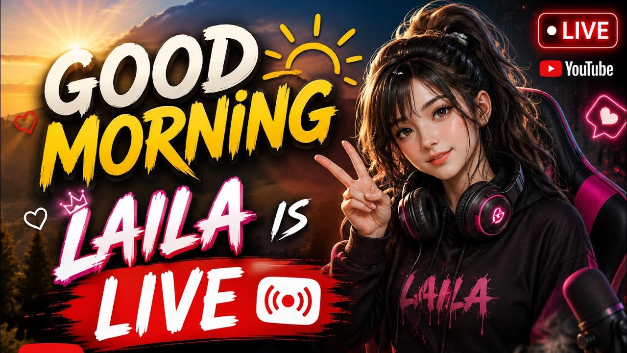 🌞 Good Morning Gamers! 🔥 | Laila Is Live 🎮 | Free Fire Live Stream ❤️