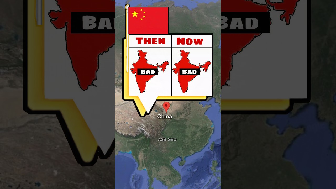 India's Good and Bad Relations Then and Now with Different Countries #shorts