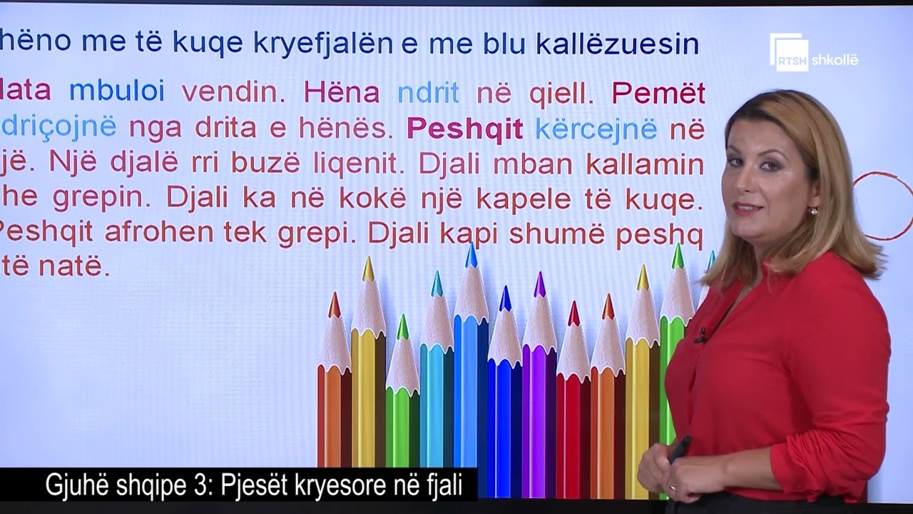 Pjesët kryesore në fjali| Gjuhë shqipe 3