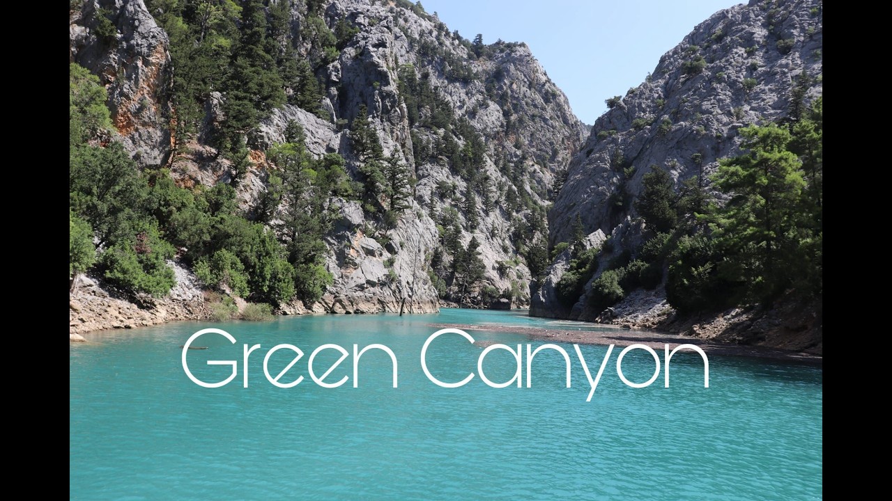 Grüner Canyon - Einer der schönsten Canyons der Türkei mit smaragdgrünem Wasser.