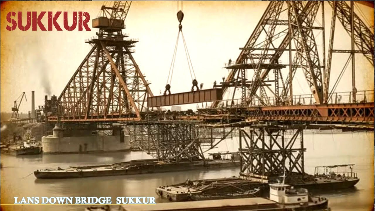 LANS DOWN BRIDGE SUKKUR (PAKISTAN) (wonder of 18th century.)