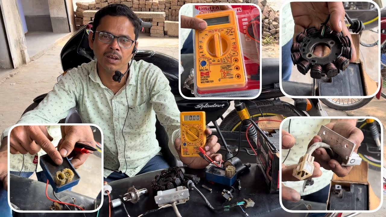 multimeter ko chalaye kase/bike mechanic multimeter use kase kar  dekhiye