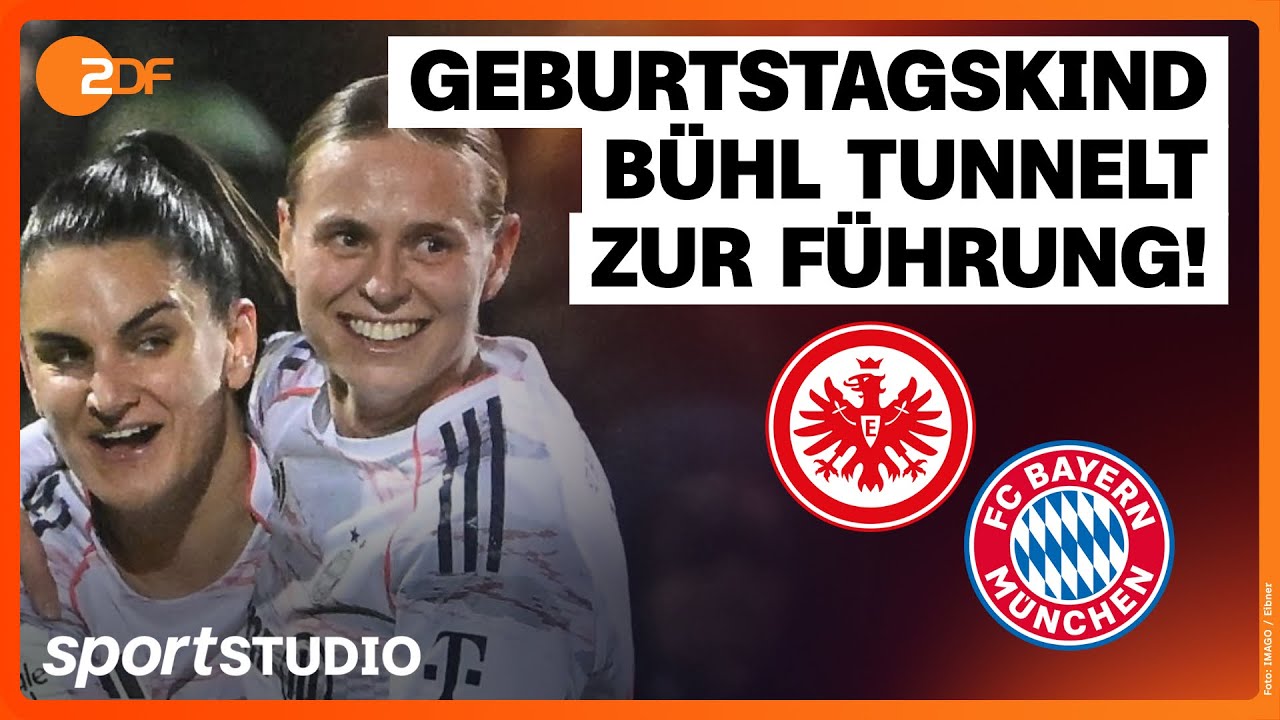 Eintracht Frankfurt – FC Bayern München | Frauen-Bundesliga, 12. Spieltag 2025/26 | sportstudio