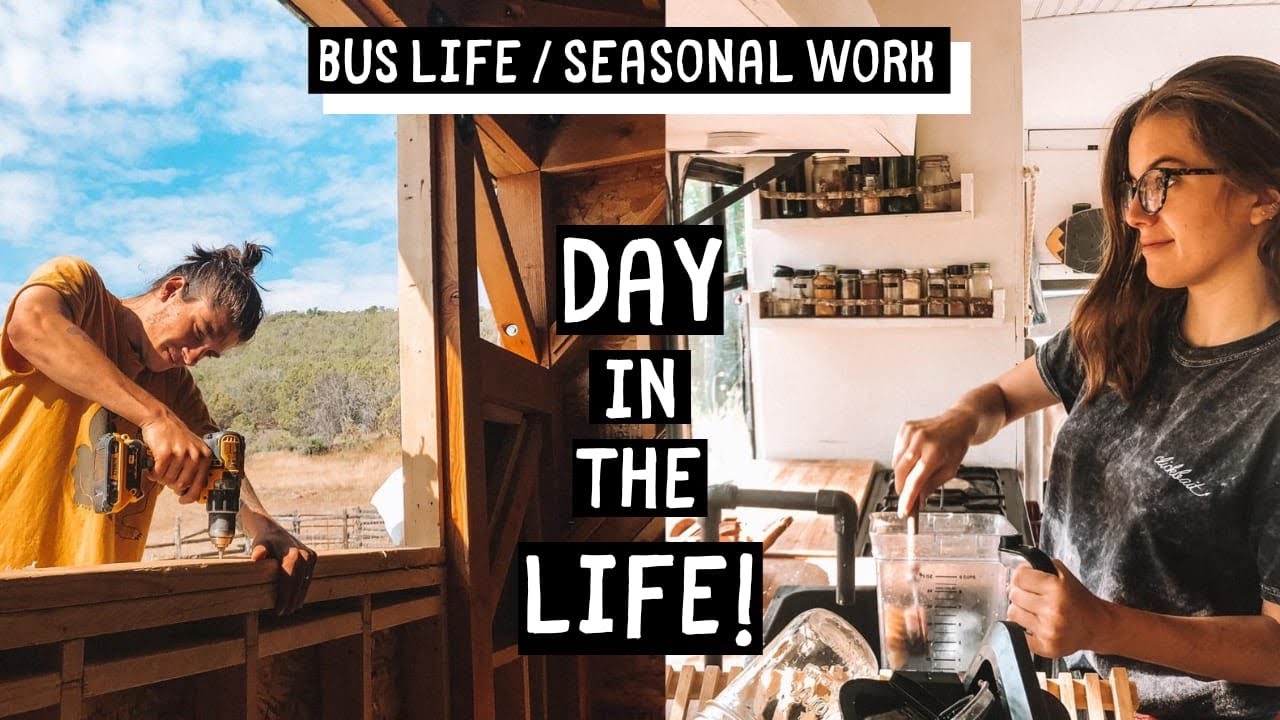 SHUTTLE BUS LIFE  l  Day in the Life  l  Nomad Seasonal Work