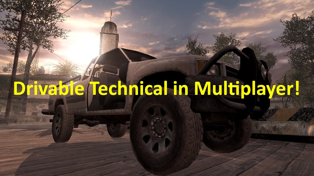 MW2:R: Drivable Technical on Rundown! (Early WIP)