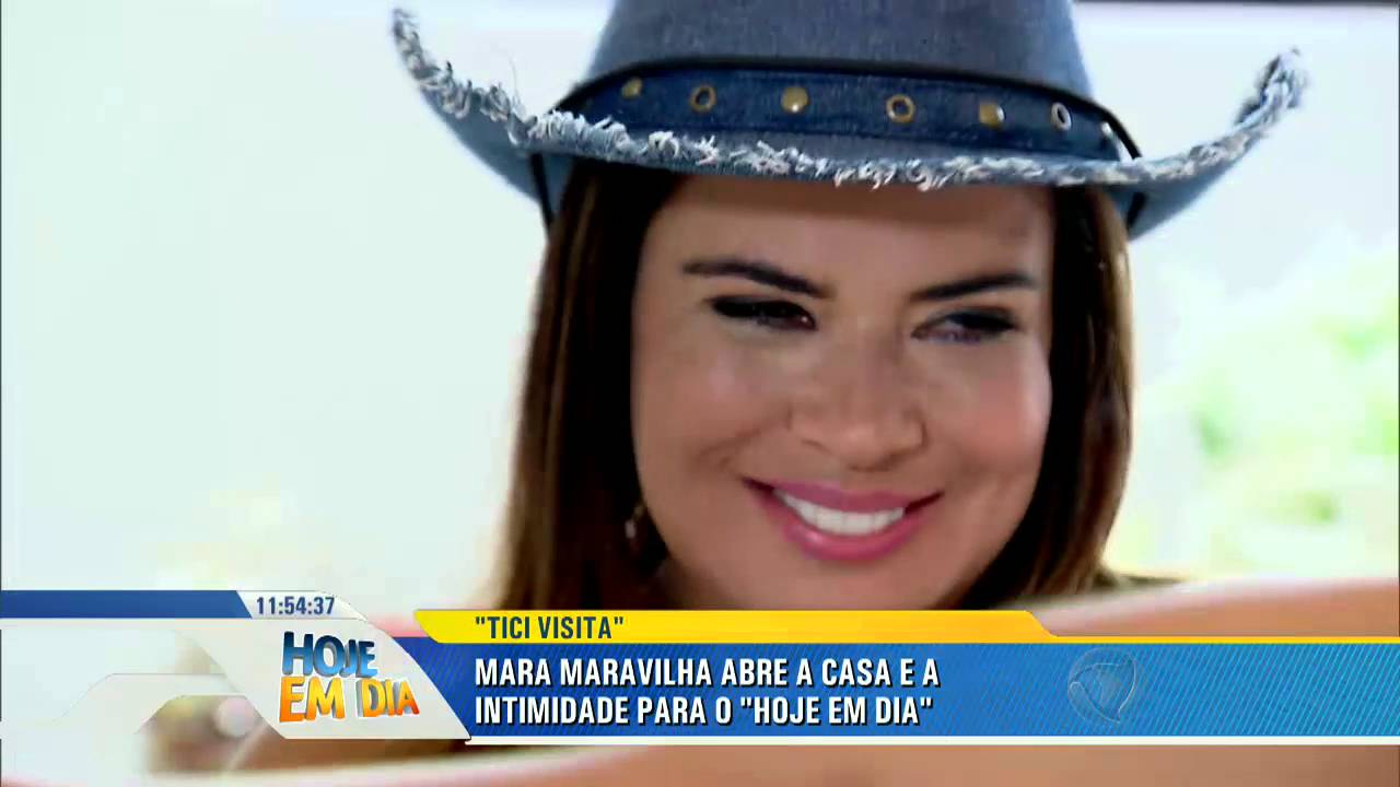 Tici Visita: Mara Maravilha abre sua casa para o Hoje em Dia