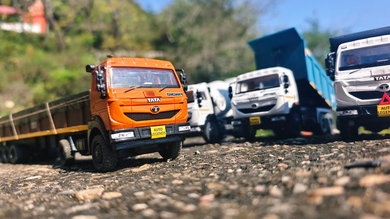 Customised Centy Toys Tata Trucks | Tata Signa | Trucks Trolley | Truck Videos | Auto Legends