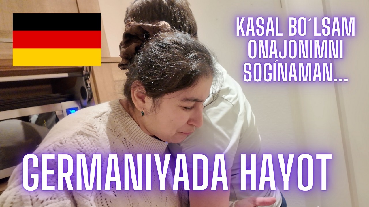 Musofirda kasal bo´lsang.... Nemis-uzbek oilamiz bir kuni vlog