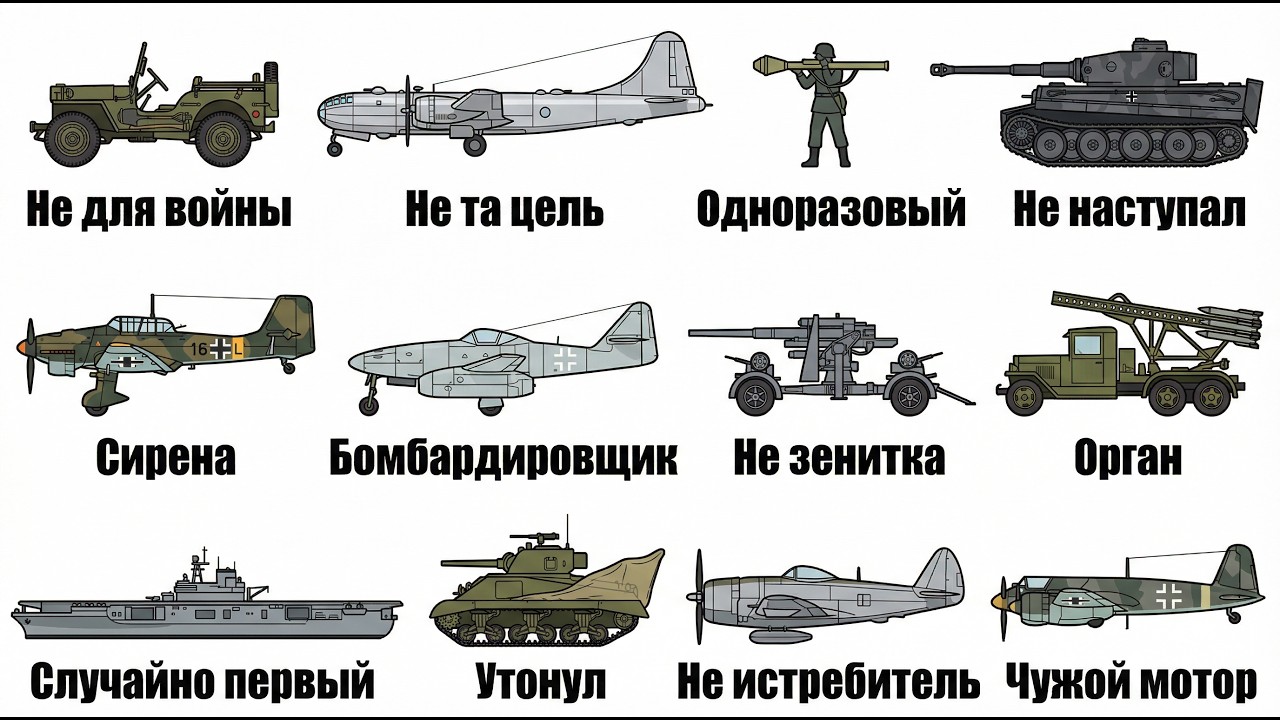 12 видов техники, победивших вопреки замыслу .Техника, которая победила случайно.