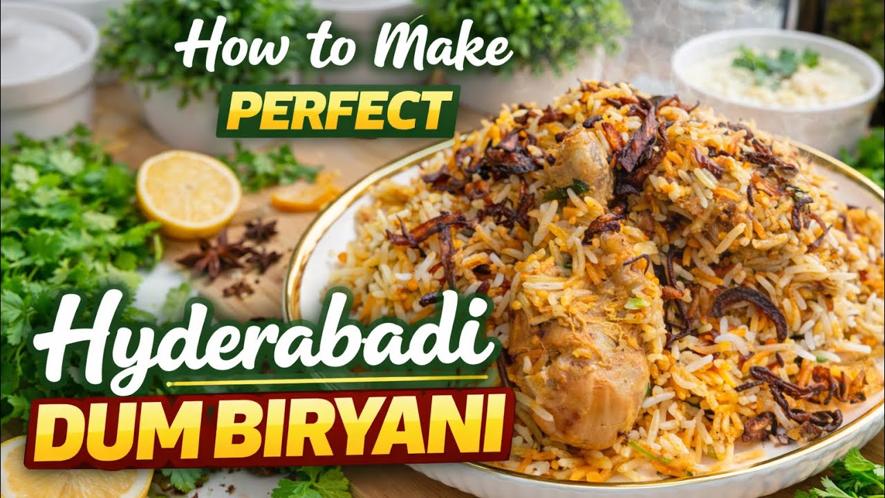 Perfect Hyderabadi Biryani | Step-by-Step |