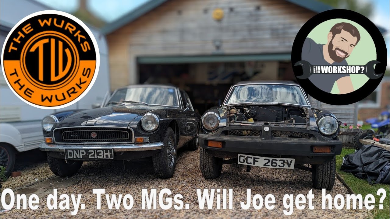 24 HR MGB power train swap! Can we get Joe driving home?