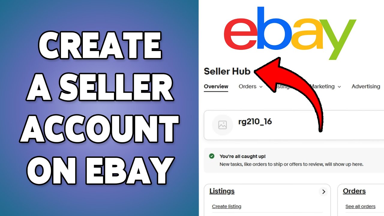 Как создать аккаунт продавца на eBay | Зарегистрироваться как продавец на eBay 2026