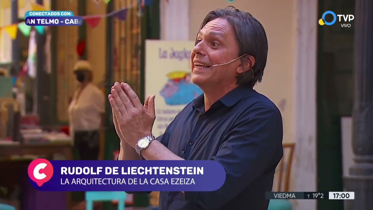 Casa de los Ezeiza en San Telmo.Programa de TV, Todos Estamos Conectados, junto a Goyco y Noe.