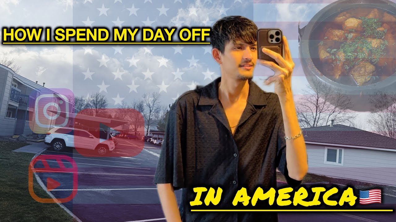 How I Spend My Day Off In America🇺🇸| Indian In USA🇺🇸.  #vlog #trending #youtubevideo #hindivlog 