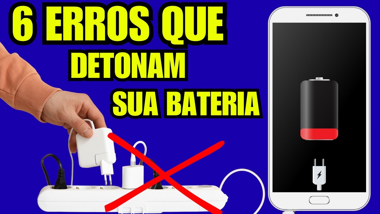 6 Erros de Carregamento Que Estão Acabando Com a Bateria do Seu Celular