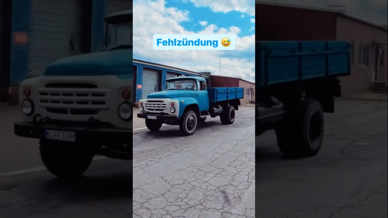 🚛🔥zil 130 v8 Fehlzündung 