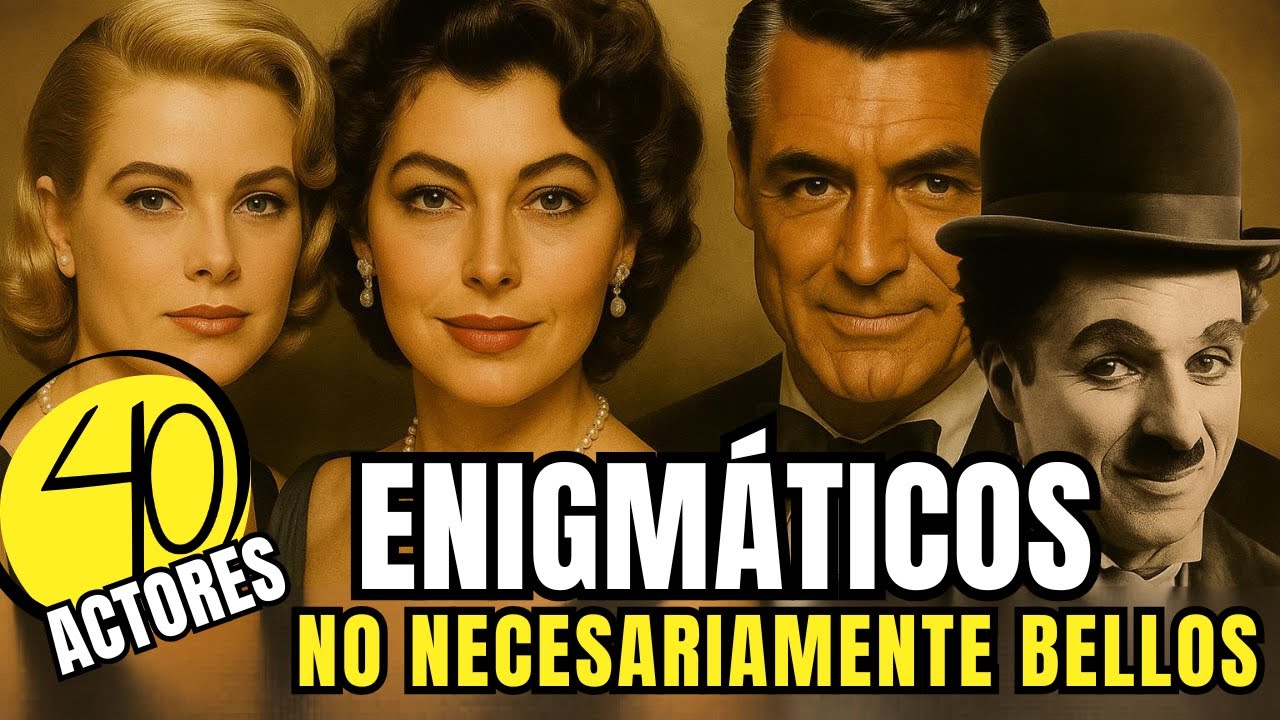 Los 40 actores mas enigmáticos  de la Época Dorada del cine clásico🎬