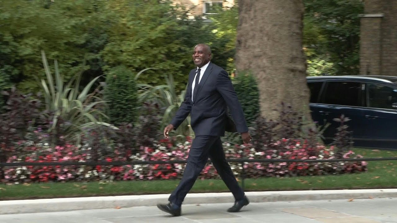 Lammy arrives at Downing Street as UK PM carries out reshuffle | AFP
