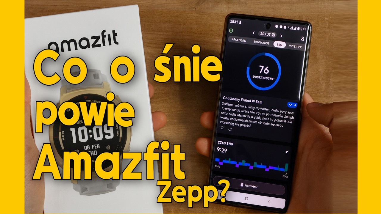 Co o śnie powie Amazfit Zepp?