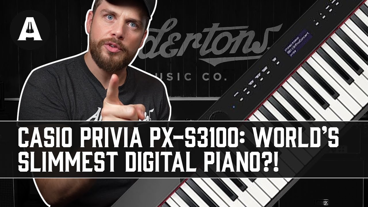 НОВИНКА Casio Privia PX-S3100 — самое тонкое цифровое пианино в мире?!