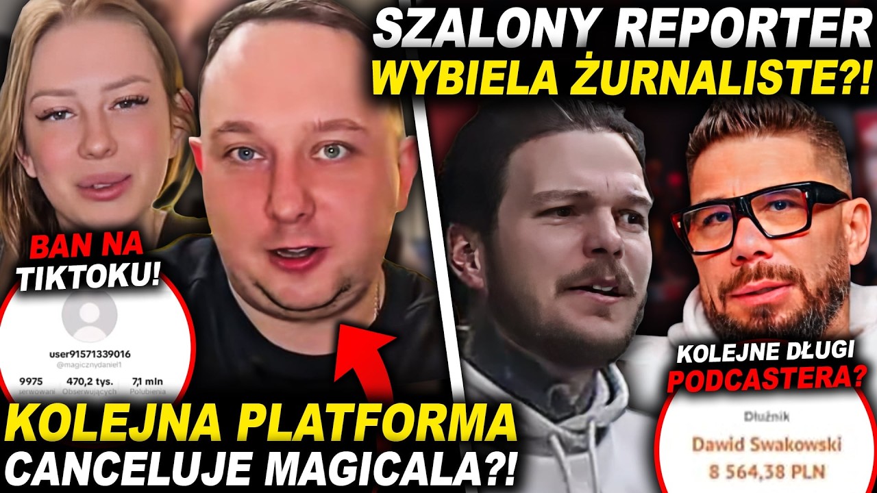 MAGICAL I NATALIA ZOSTALI ZBANOWANI?! (SZALONY REPORTER, ŻURNALISTA, FRANIO, MAFIA)