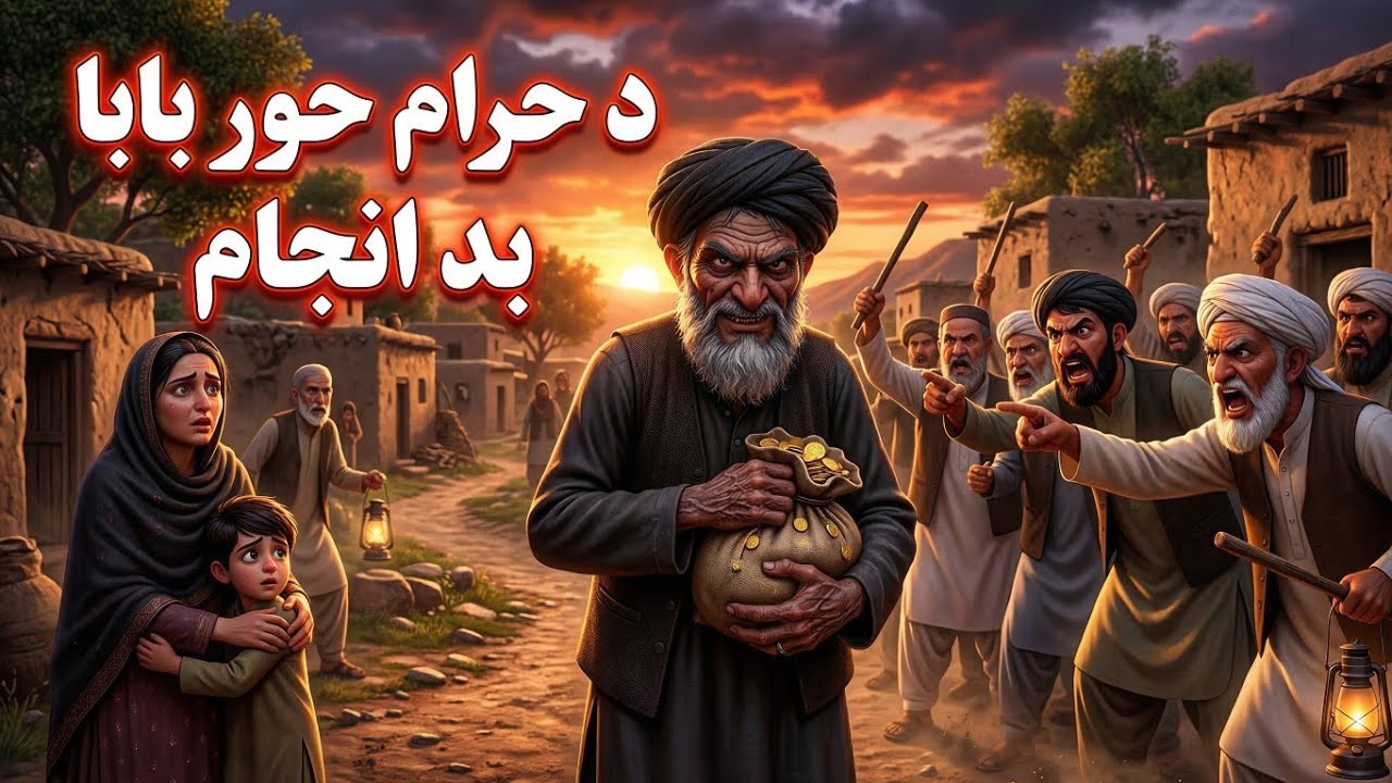 Poshto mohmand cartoon|| د حرام حور بابا بد انجام