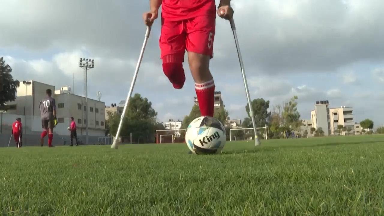 Palestinian amputee footballers train for 2023 championship in Gaza